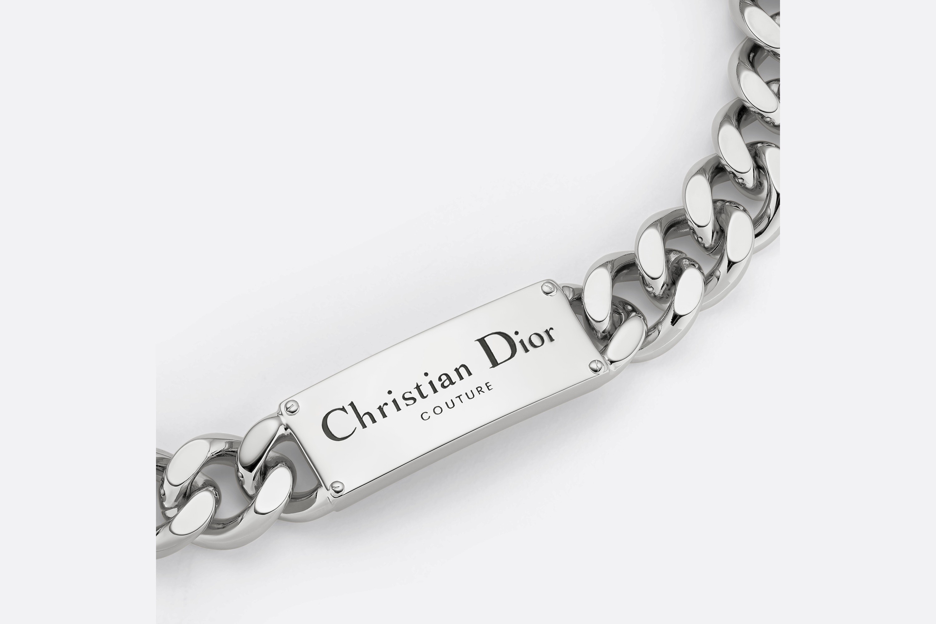 Christian Dior Couture Chain Link Necklace - 3