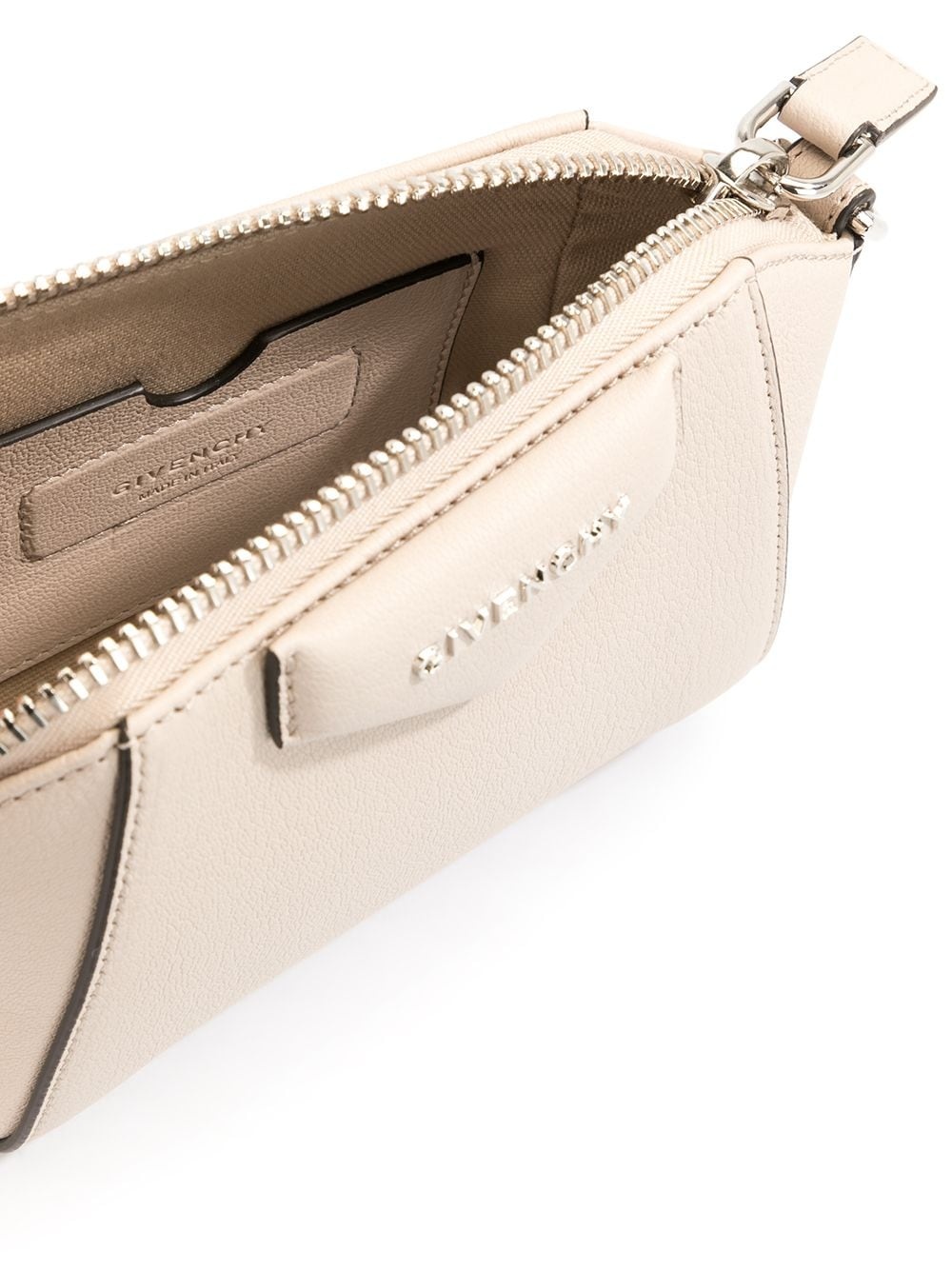 contrast-seam crossbody bag - 5