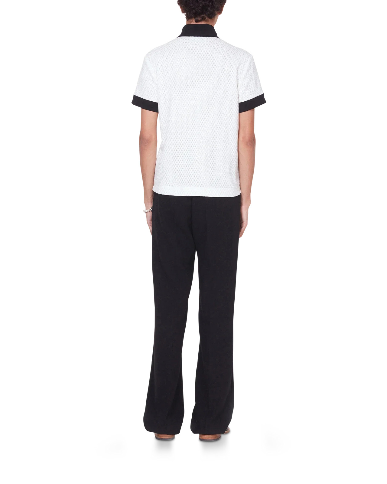 Black Wool Tailoring Trousers | Casablanca Paris - 3