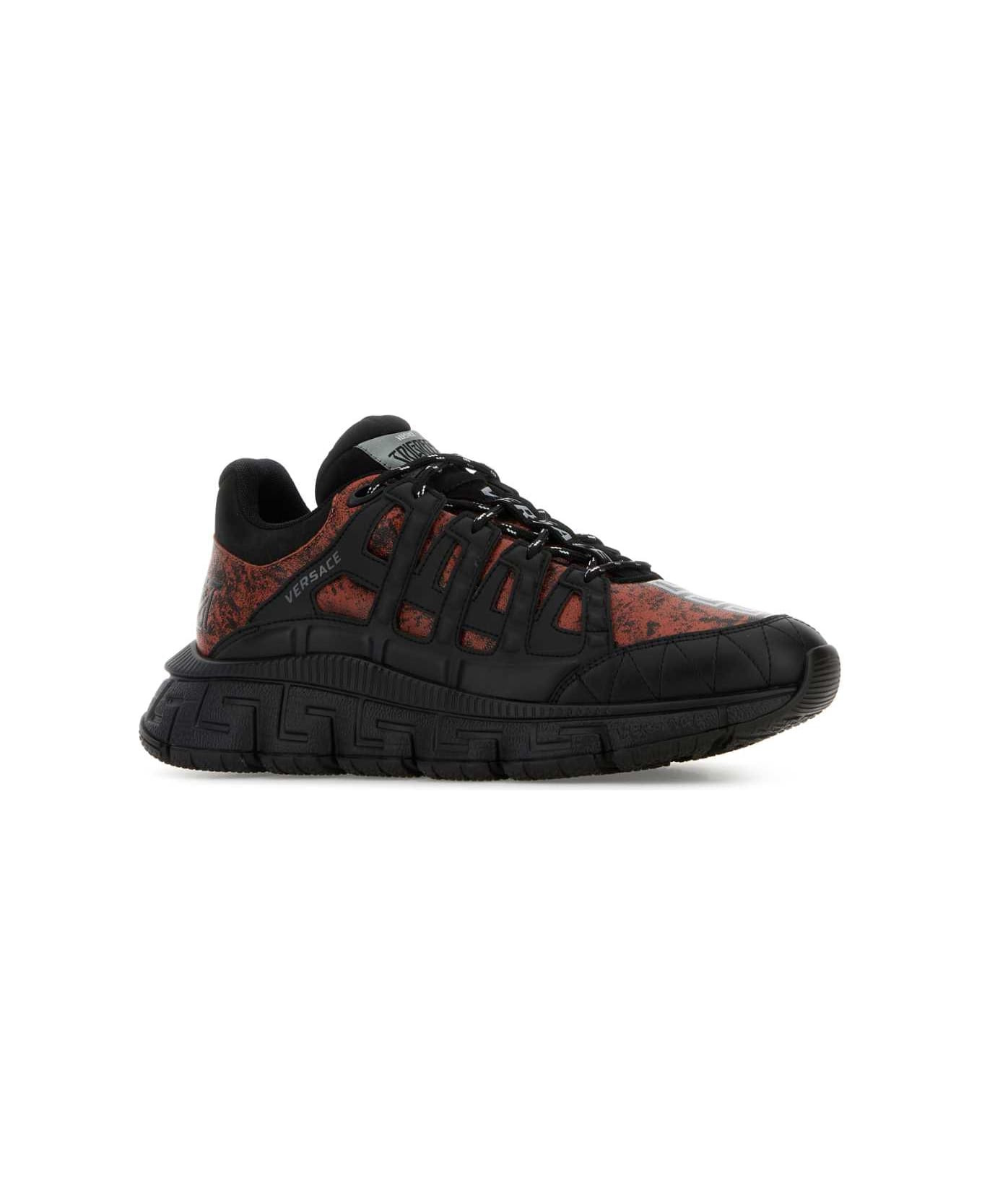 Two-tone Leather Sneakers - 2