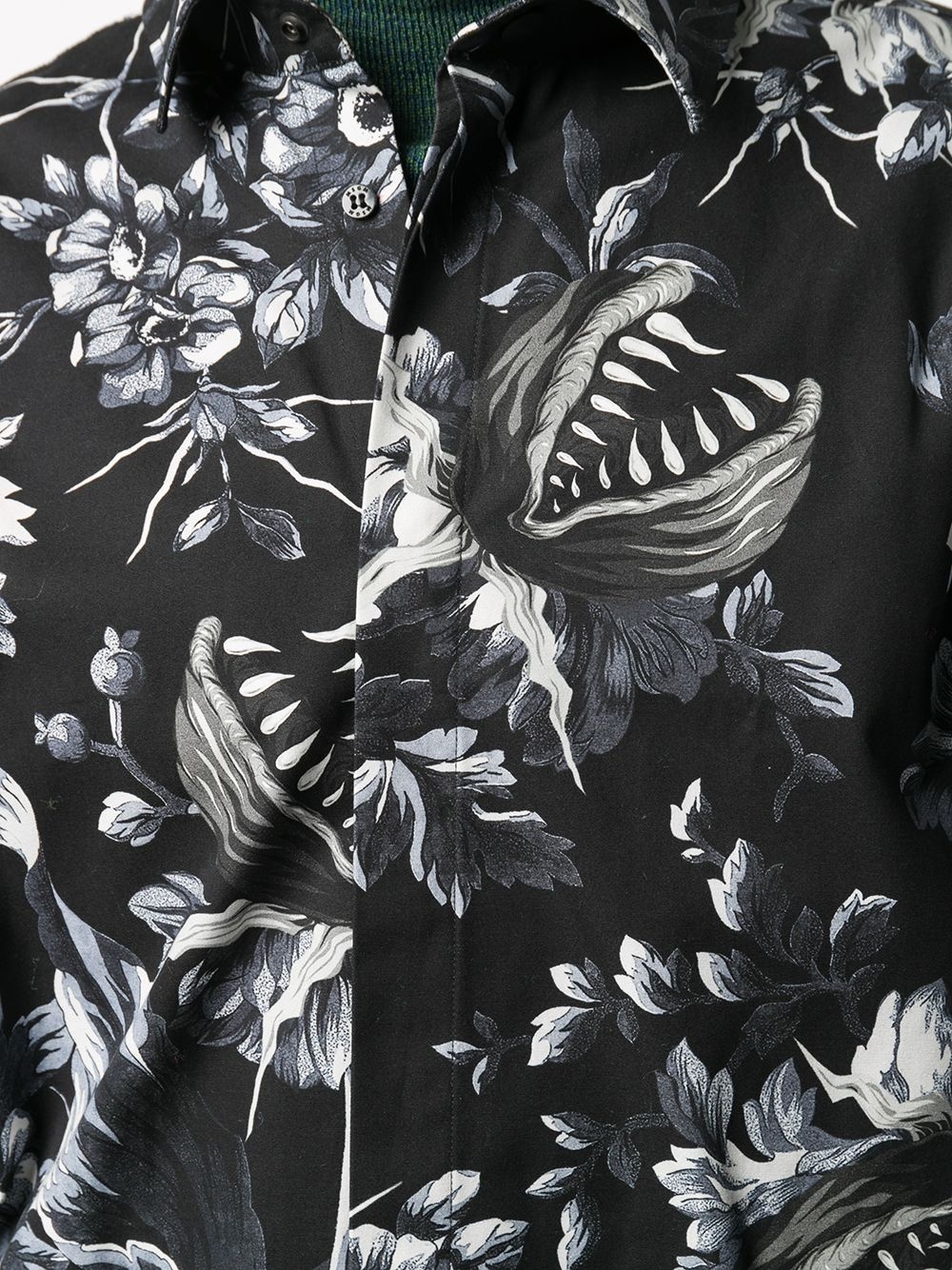 Venus fly trap-print shirt - 5