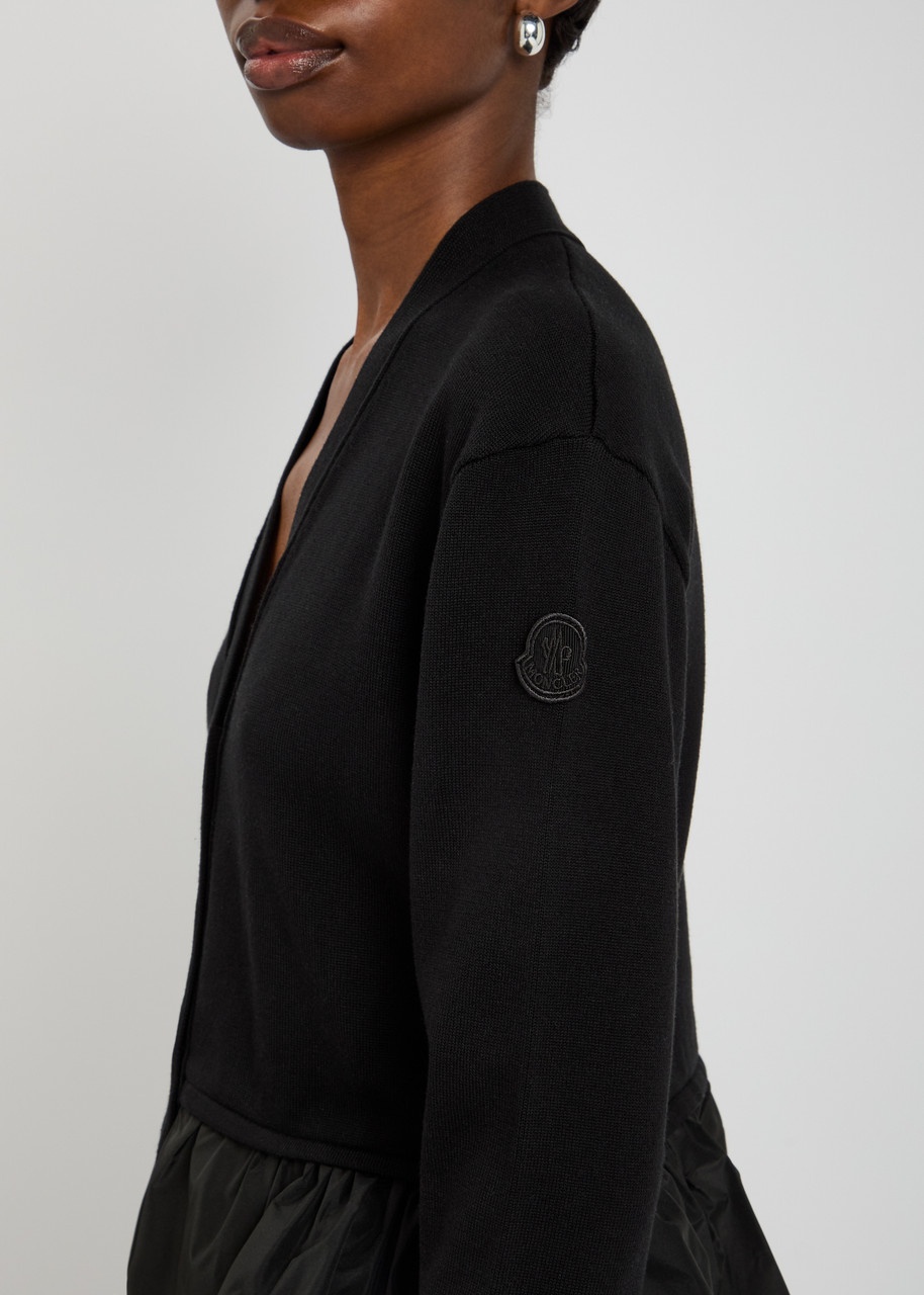 Moncler Puff-hem Cotton-blend Cardigan - 5