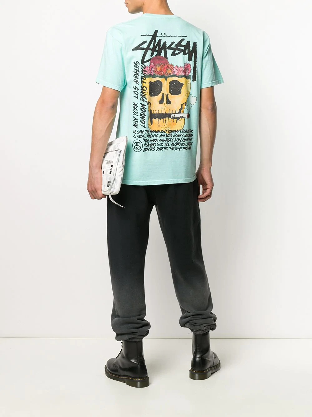 graphic skull print t-shirt - 2