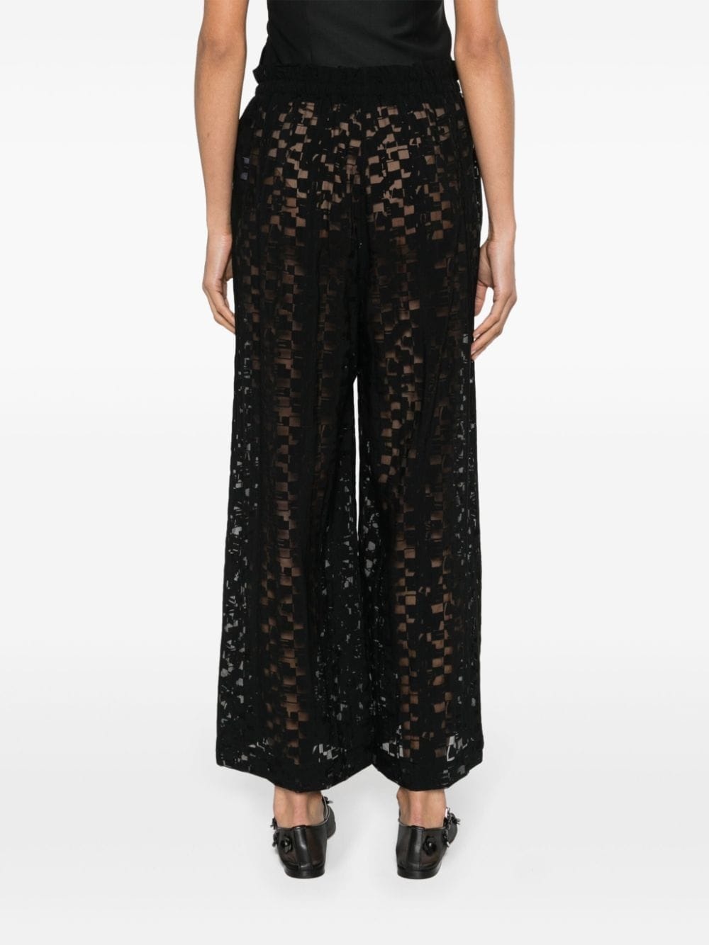 Waybill semi-sheer trousers - 4