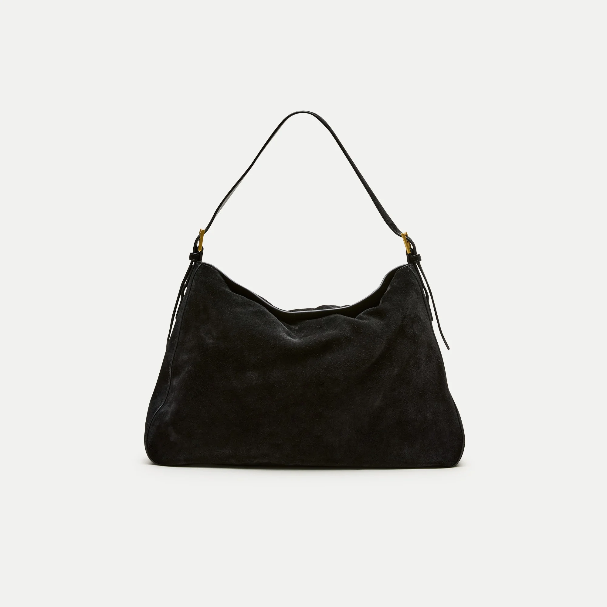 Berkeley large shoulder bag in suede - 1