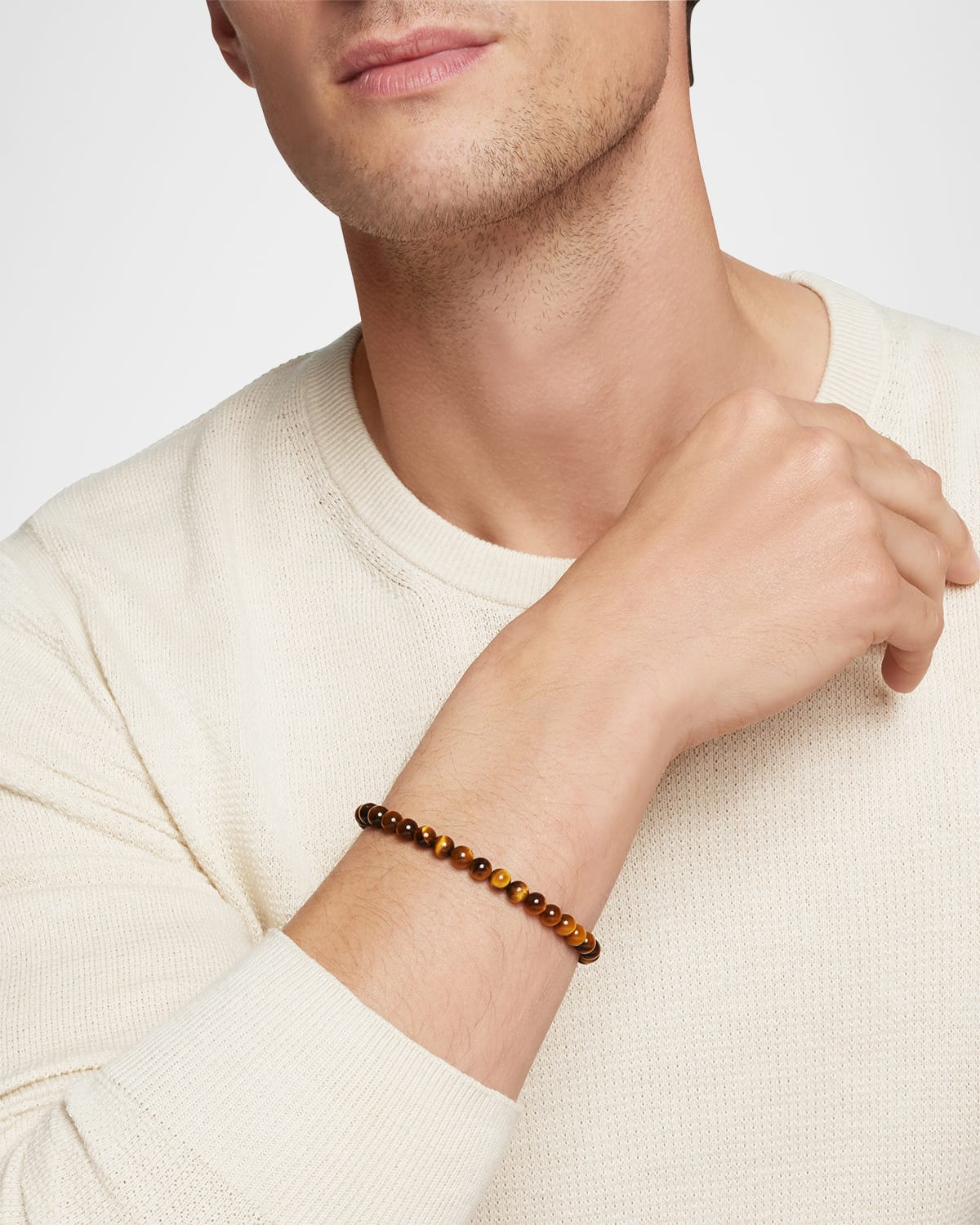 6mm Men's Spiritual Bead Bracelet - 6