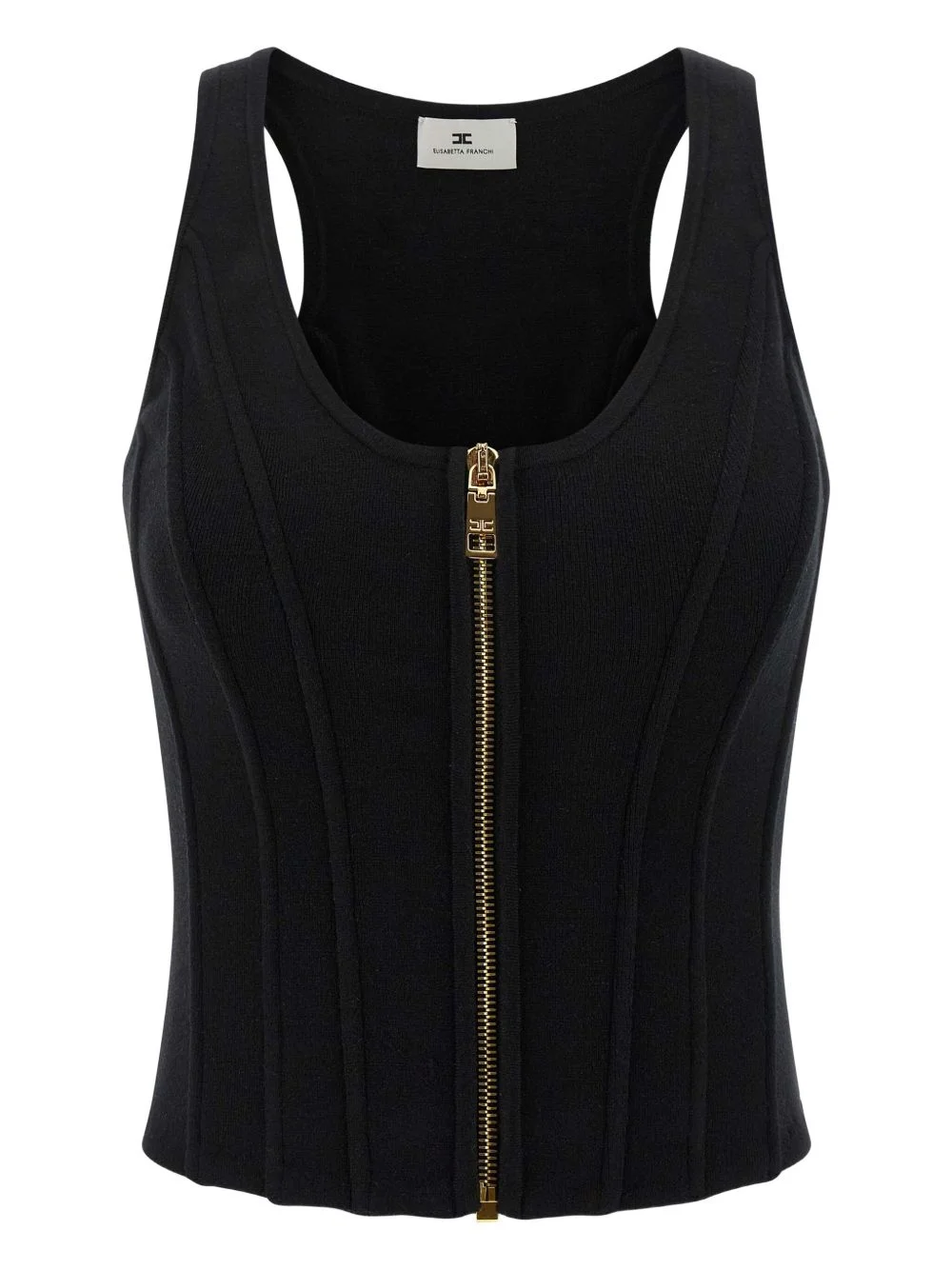 Bustier zip-front top - 1