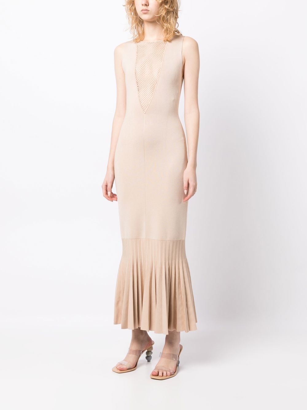 Erato pleated-hem dress - 3