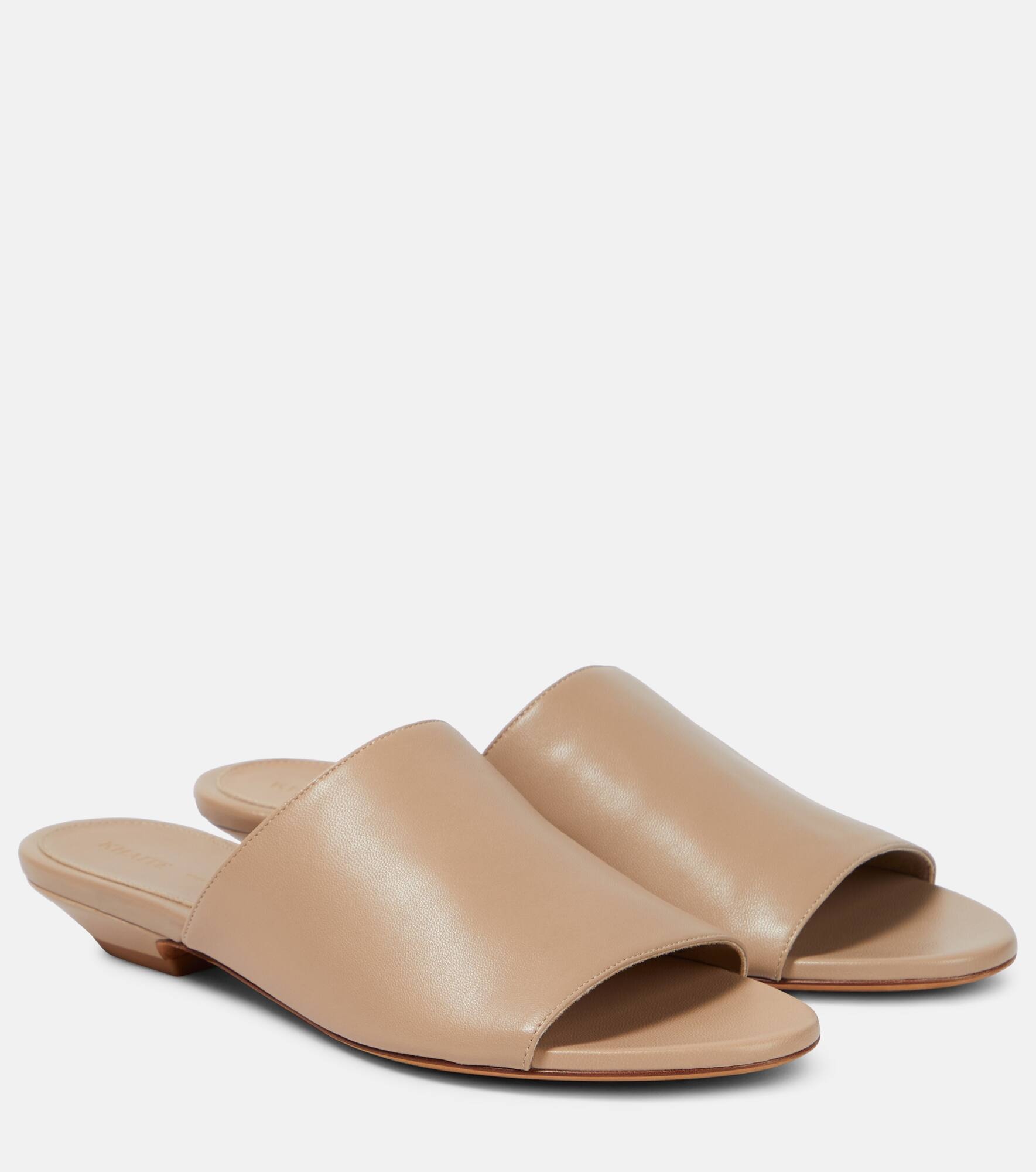Marion leather slides - 1