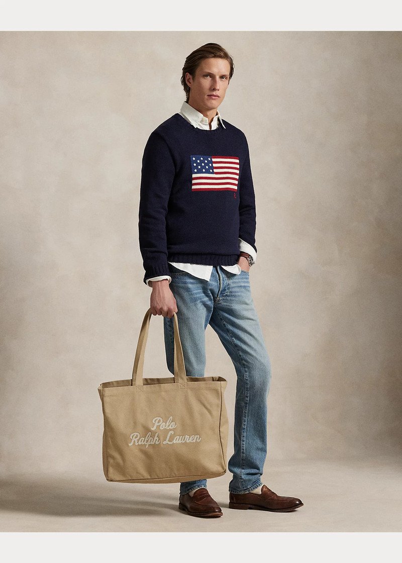 Embroidered Canvas Tote 7