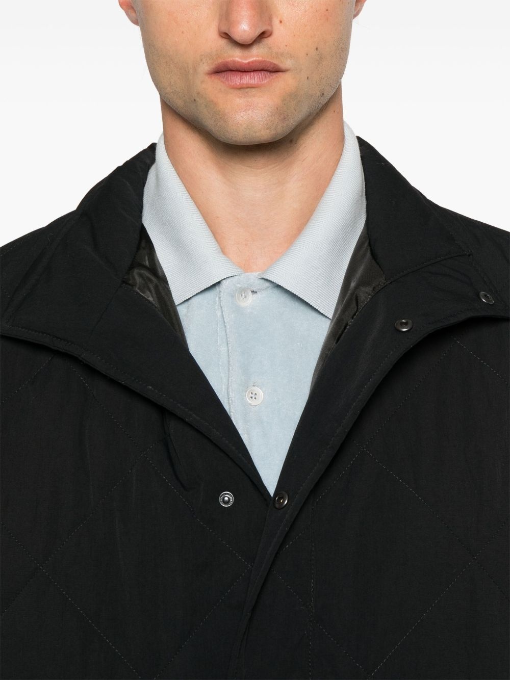 logo-tag water-repellent jacket - 5