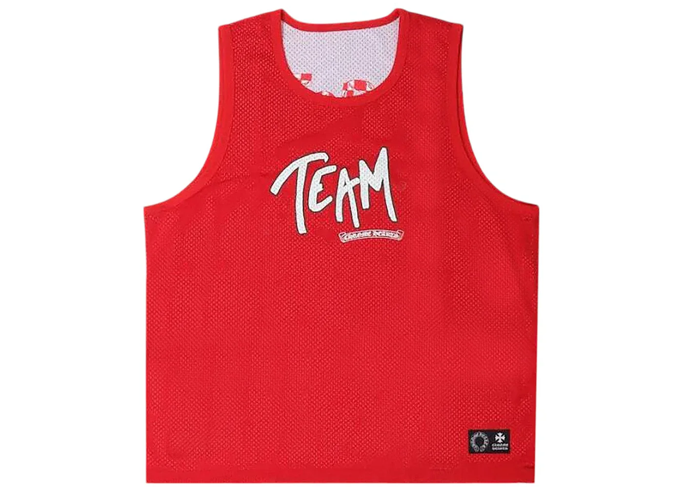 Chrome Hearts Matty Boy Sports Mesh Reversible Basketball Jersey Red - 1