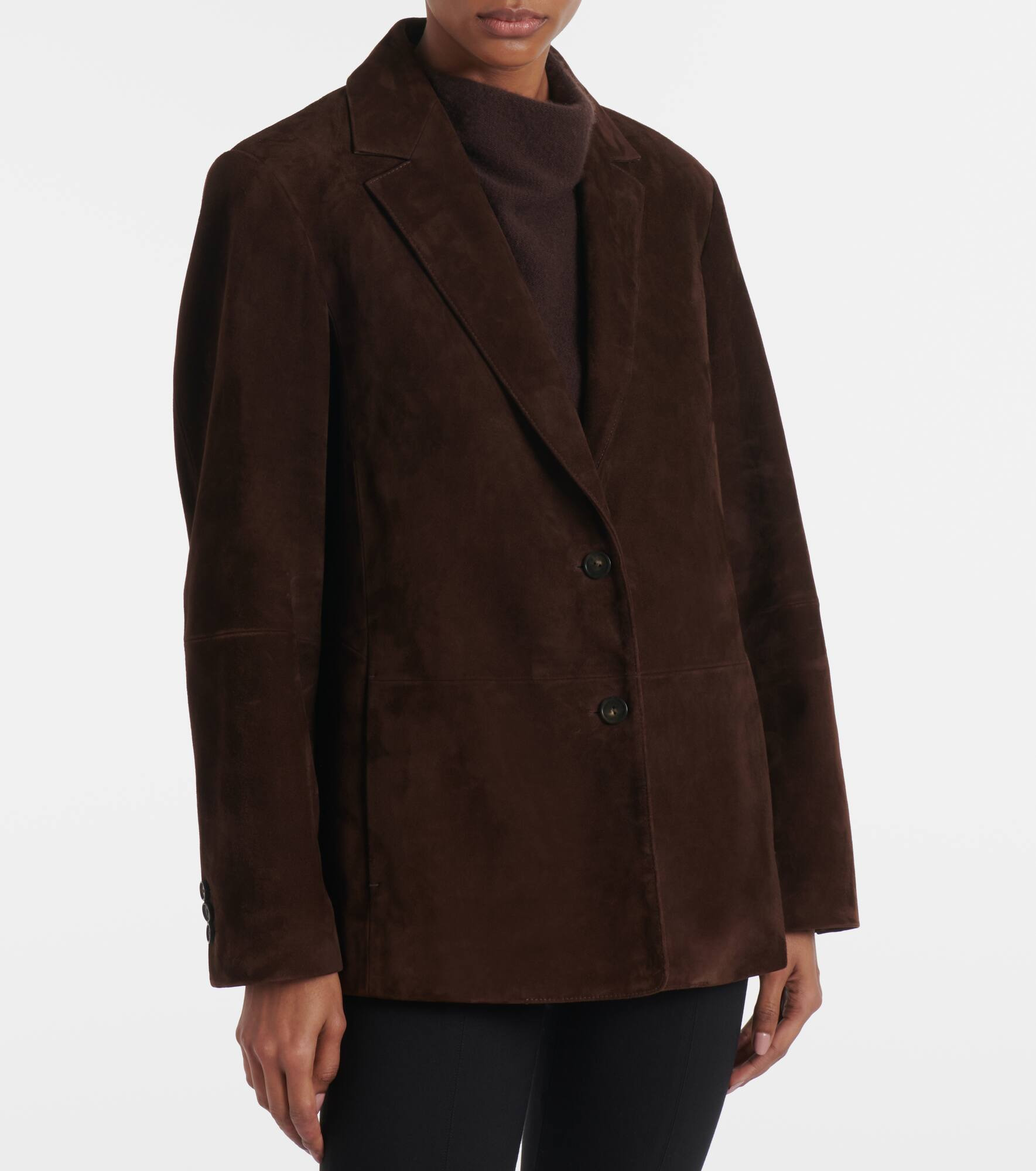 Suede blazer - 6