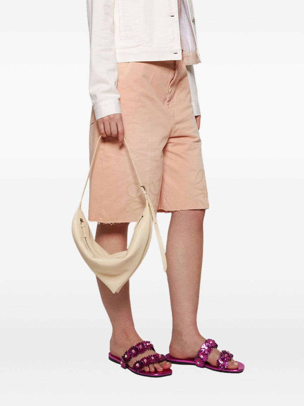 Petal flower -rystal sandals - 4