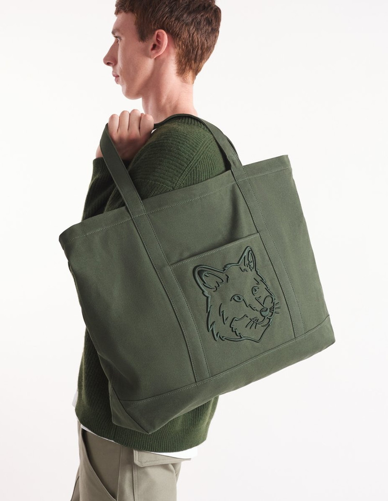 Maison Kitsuné FOX HEAD XL TOTE outlook