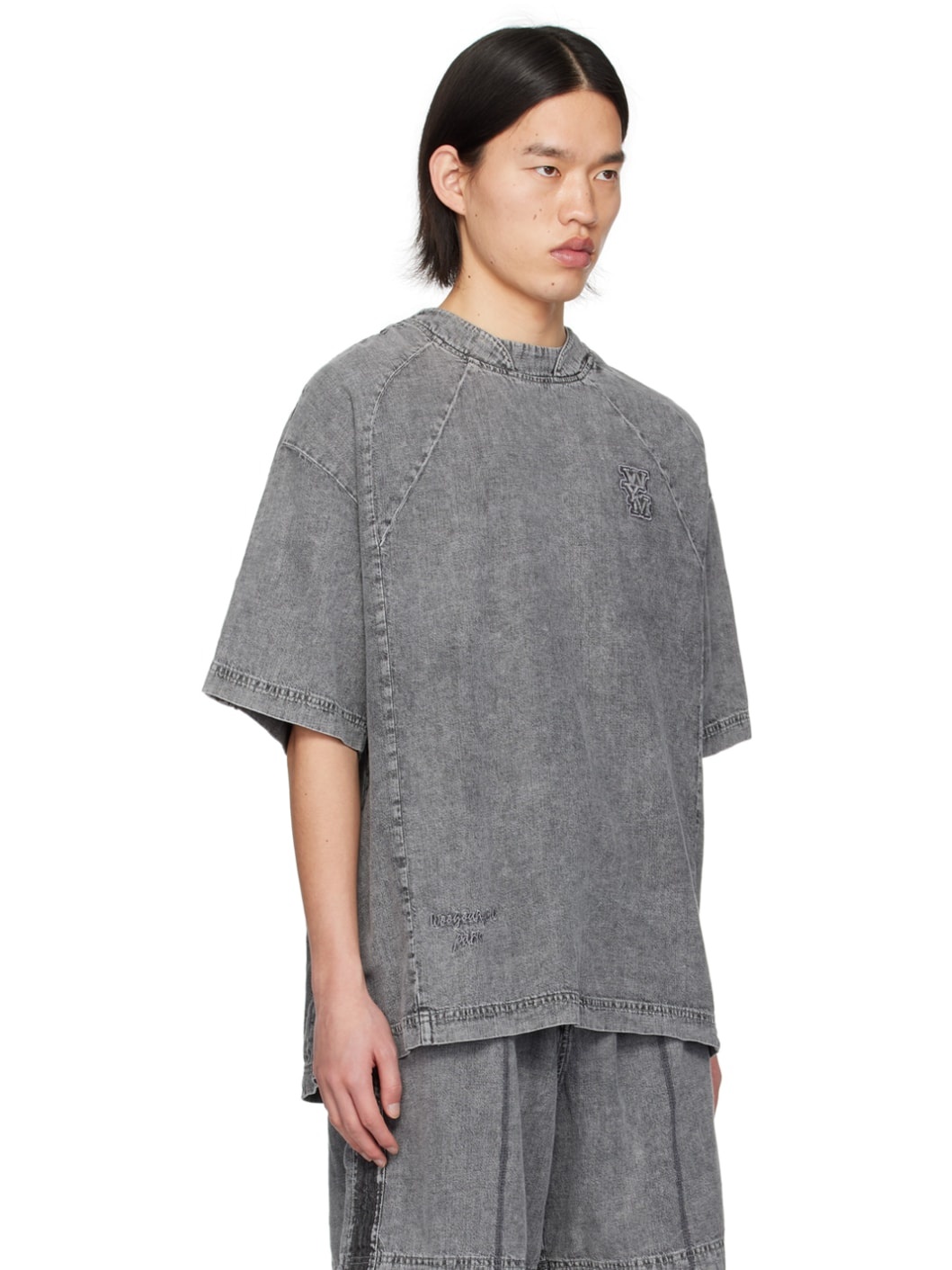 Gray Faded T-Shirt - 2