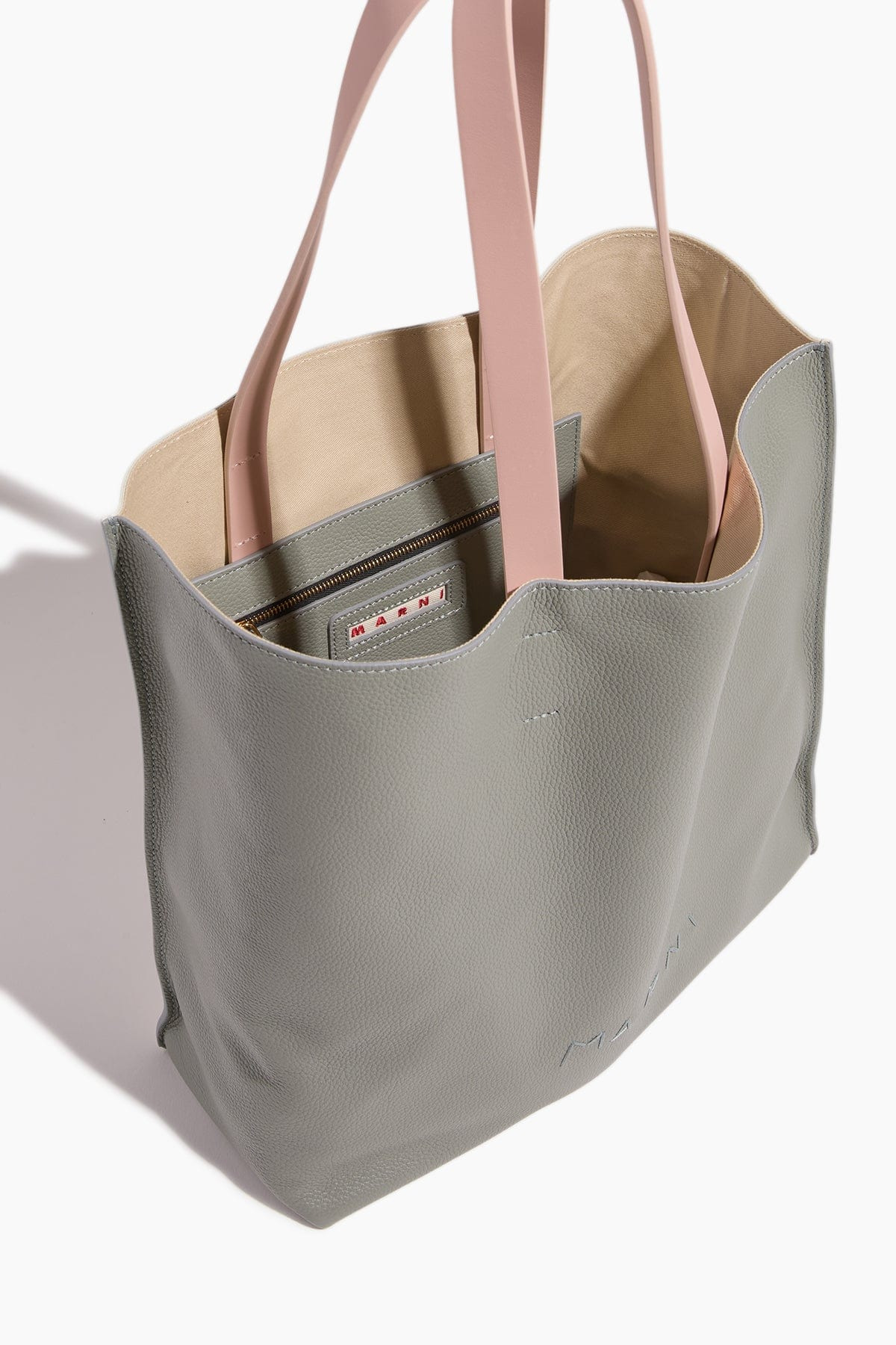 Museo Soft Mini Bag in Storm/Lily White - 4