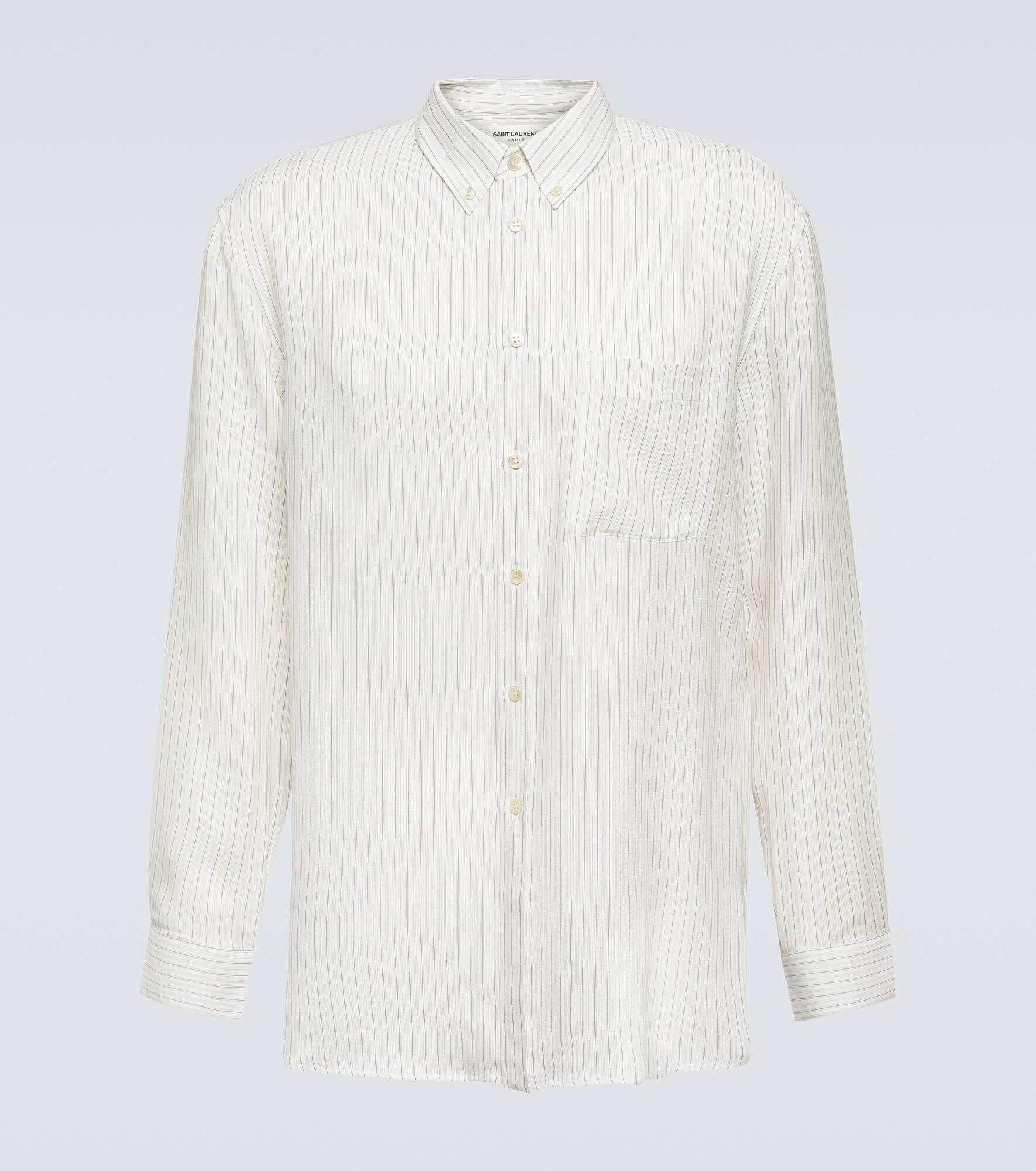 Striped cotton shirt - 1