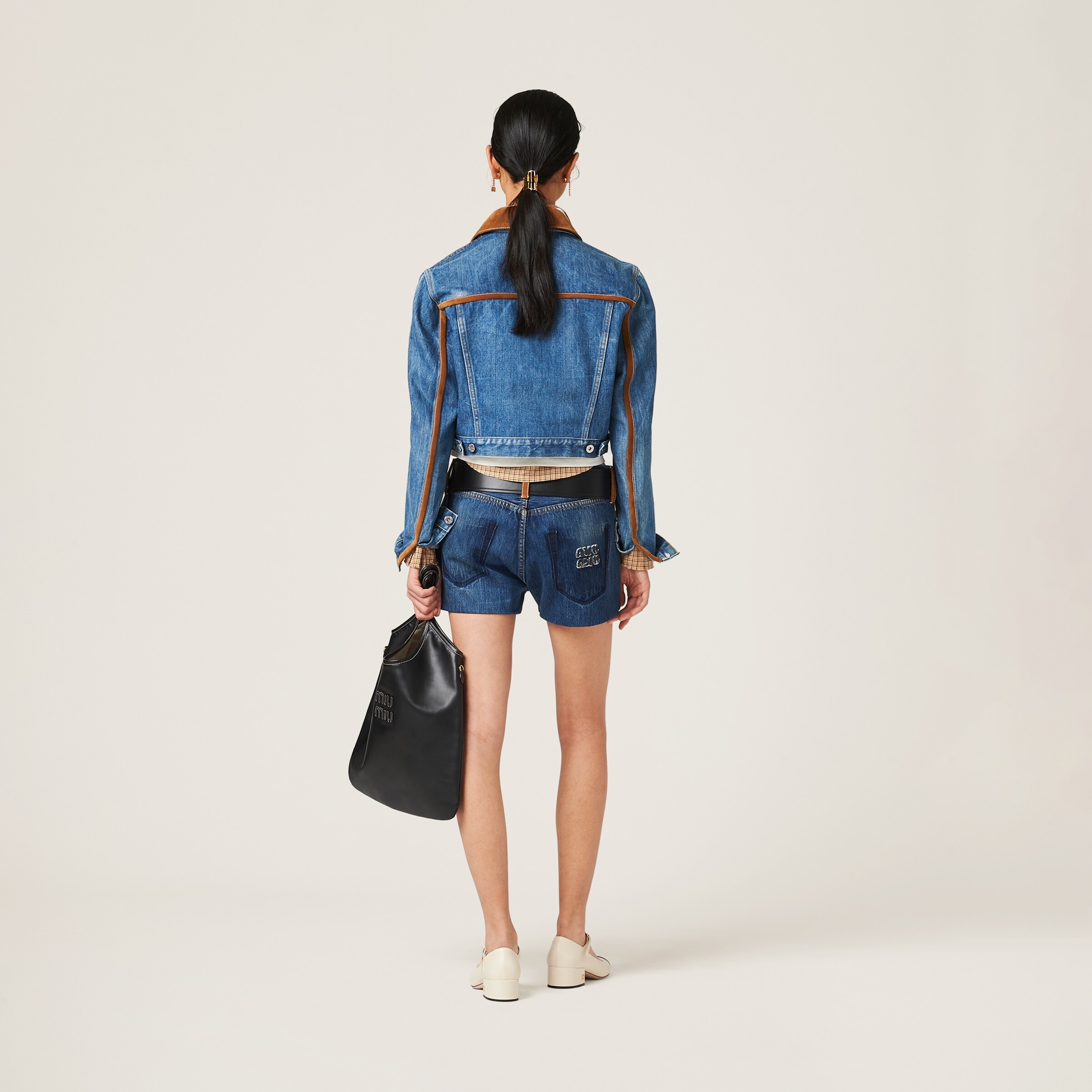 Denim blouson jacket - 3