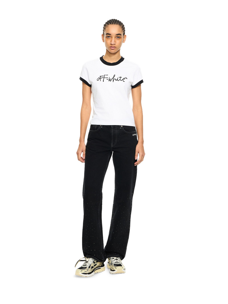 Off-White Ow Embr Script Fitted Tee outlook