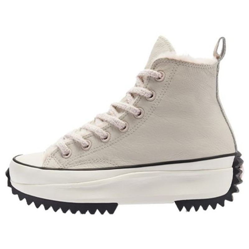 Converse Run Star Hike Hi Cozy 클럽 라이트 오레 우드 브라운 - 1