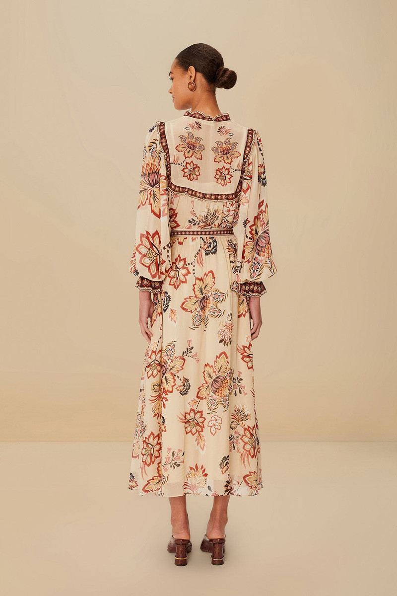 Sand Aura Floral Blouse 3