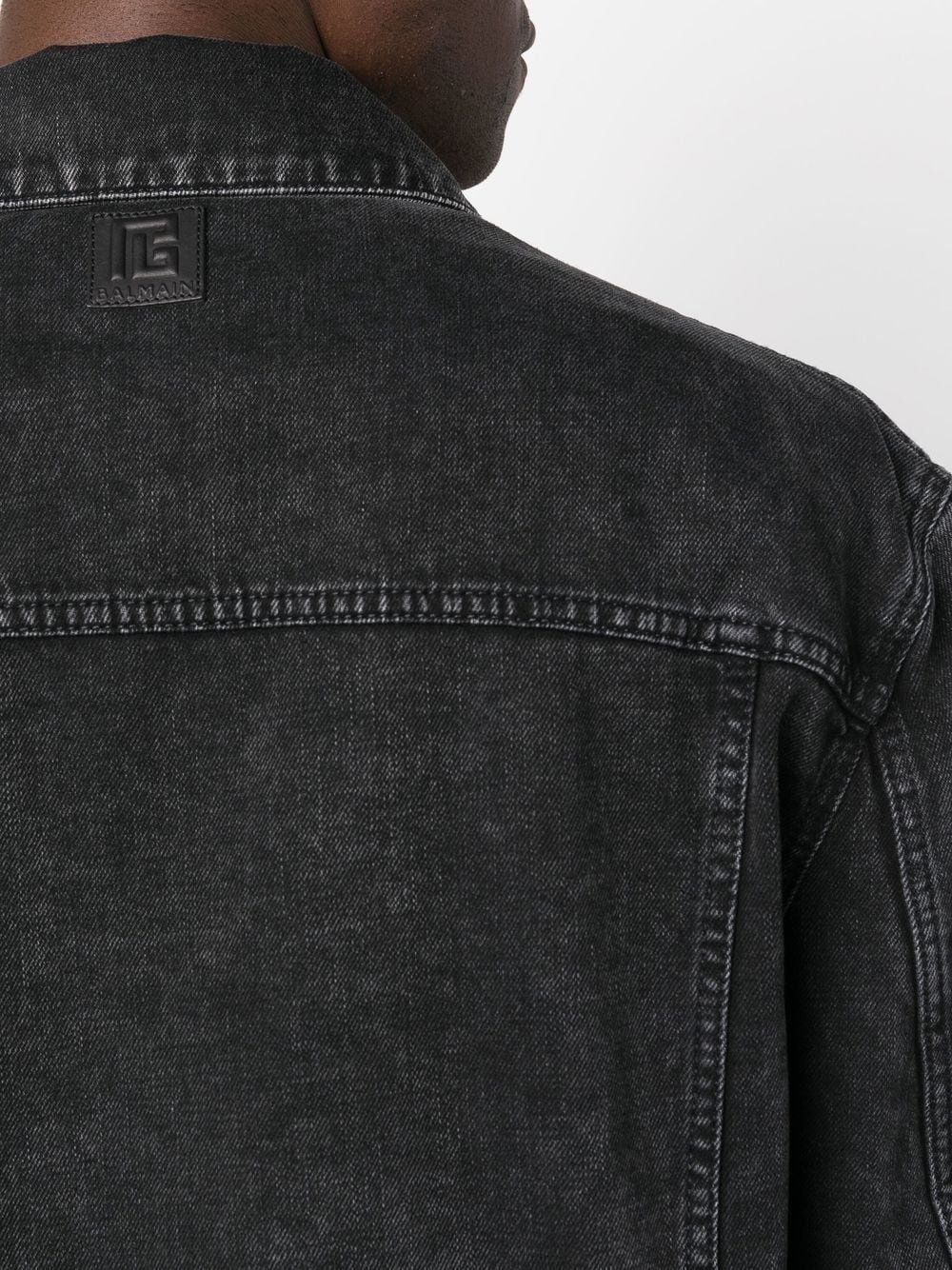 zip-pocket denim jacket - 6