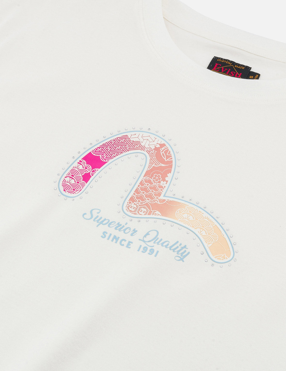 Seagull Foil Print Boyfriend T-shirt - 5