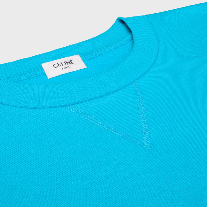 oversized crewneck sweater IN cotton fleece 3