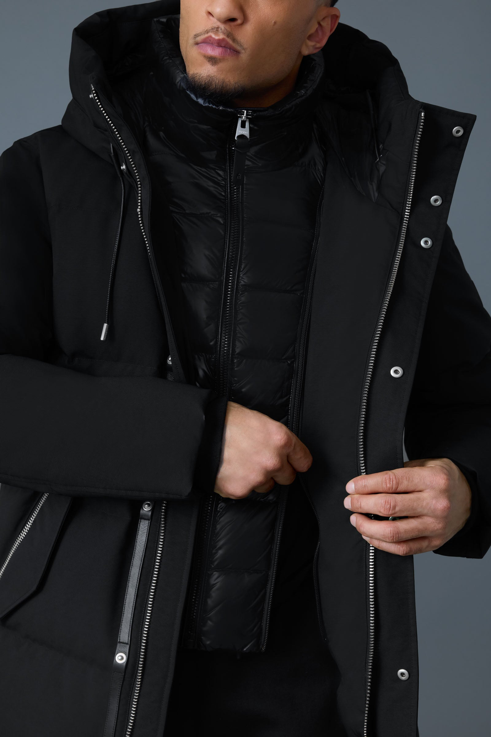 GRAYDON 2-in-1 lustrous light down jacket - 5