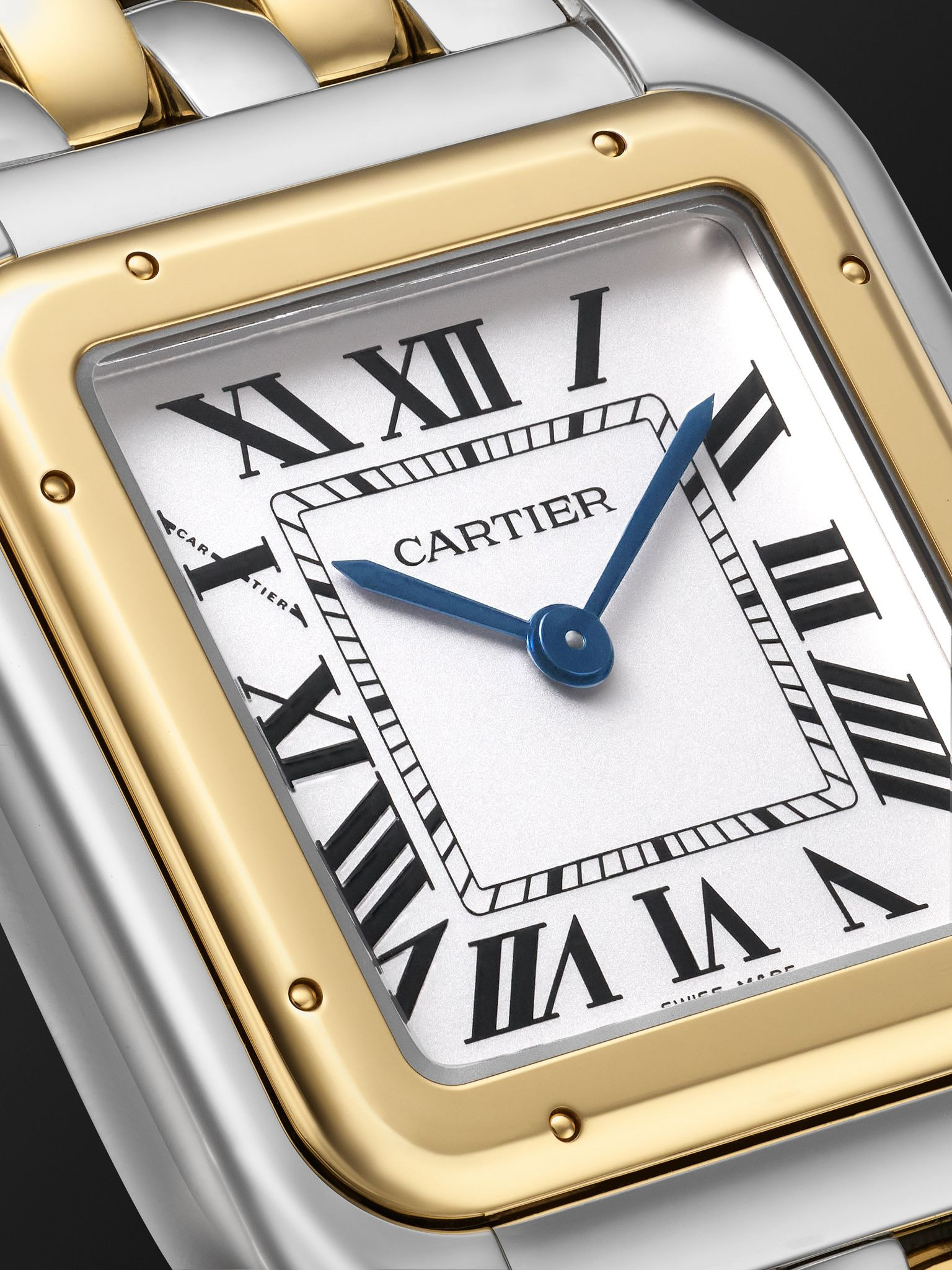 Panthère de Cartier Large 31mm 18-Karat Gold and Stainless Steel Watch, Ref. No. W2PN0016 White - 5