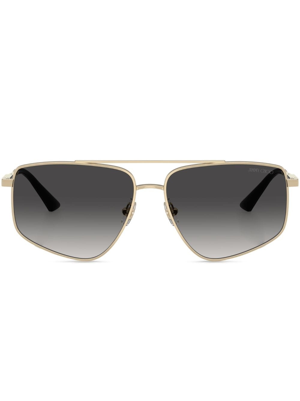 geometric-frame sunglasses - 1