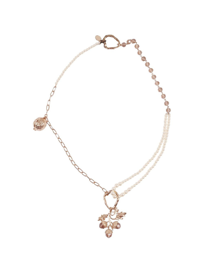 bead charm metal necklace 1