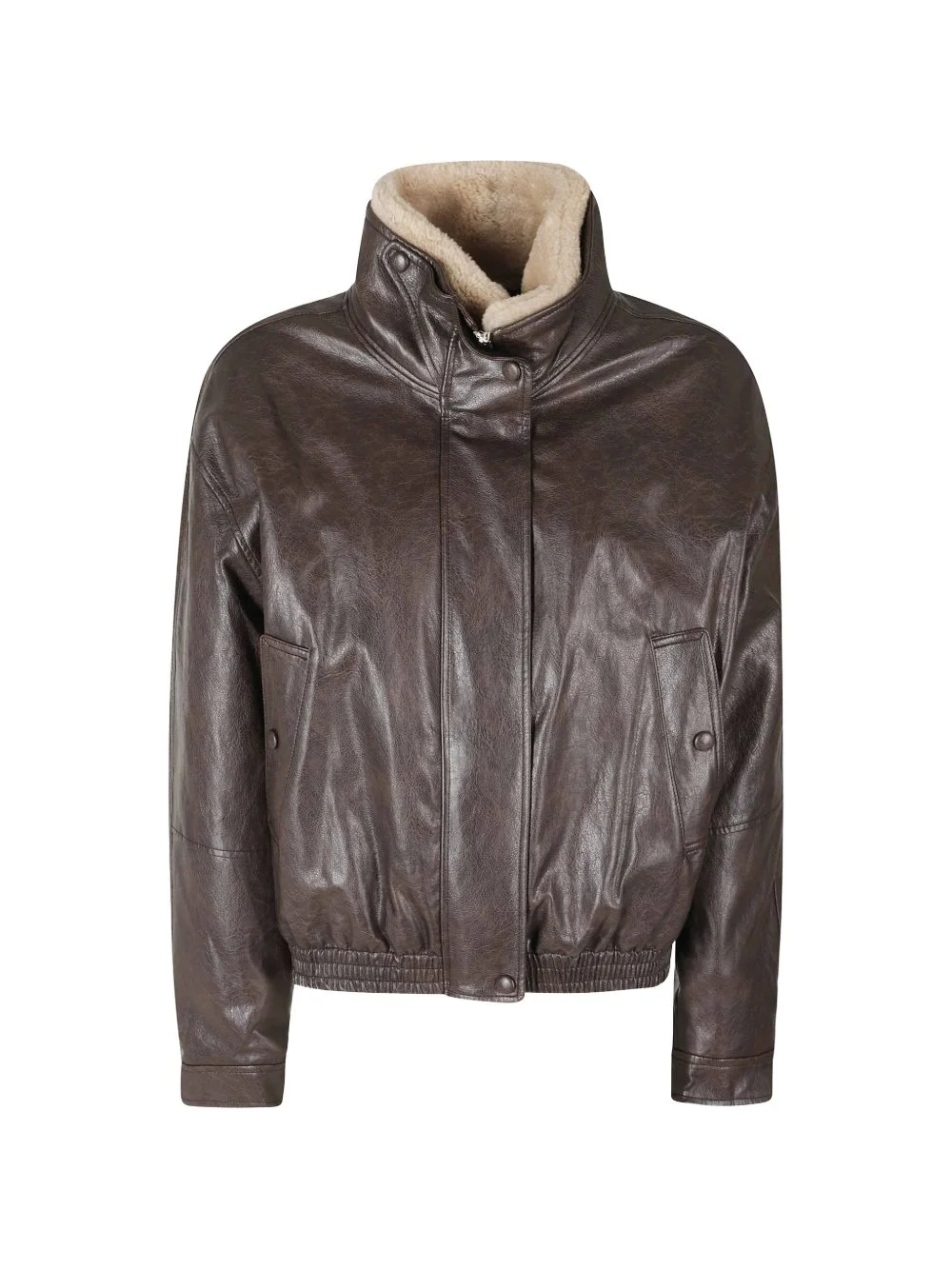faux-fur jacket - 1