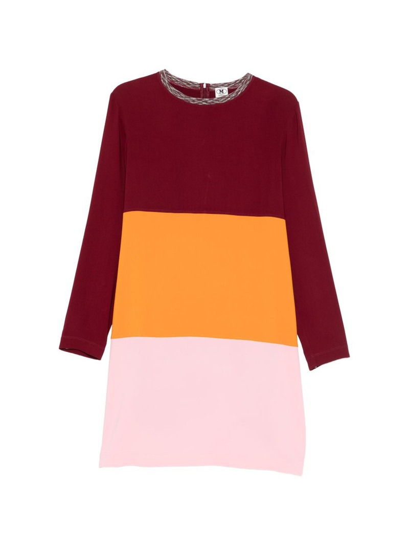 colour-block embellished dress 1