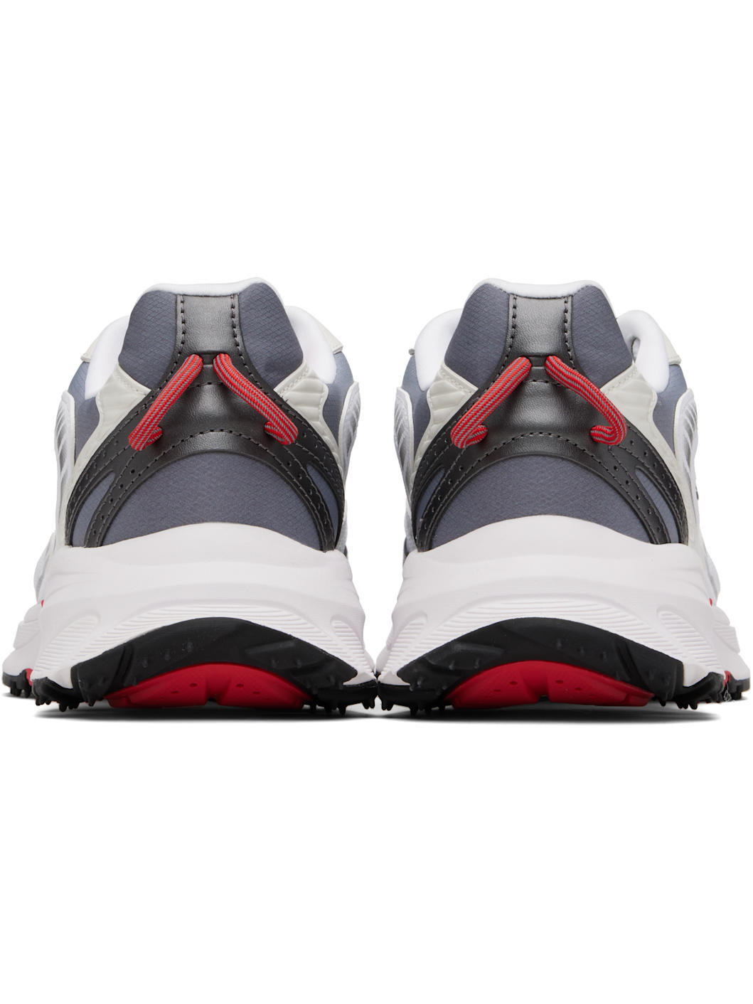 White & Gray L003 Neo Shot Sneakers - 2