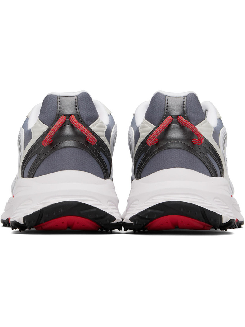 White & Gray L003 Neo Shot Sneakers 2