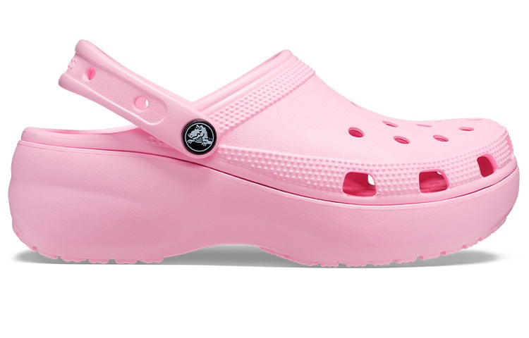 (WMNS) Crocs Classic Platform Clog 'Flamingo' 206750-6S0 - 3