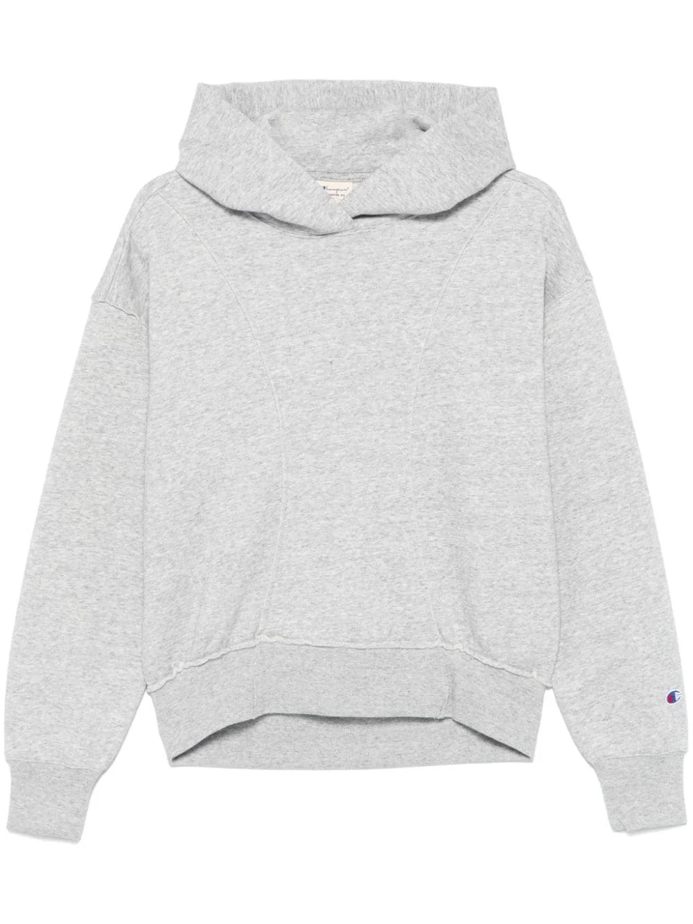 embroidered-logo hoodie - 1