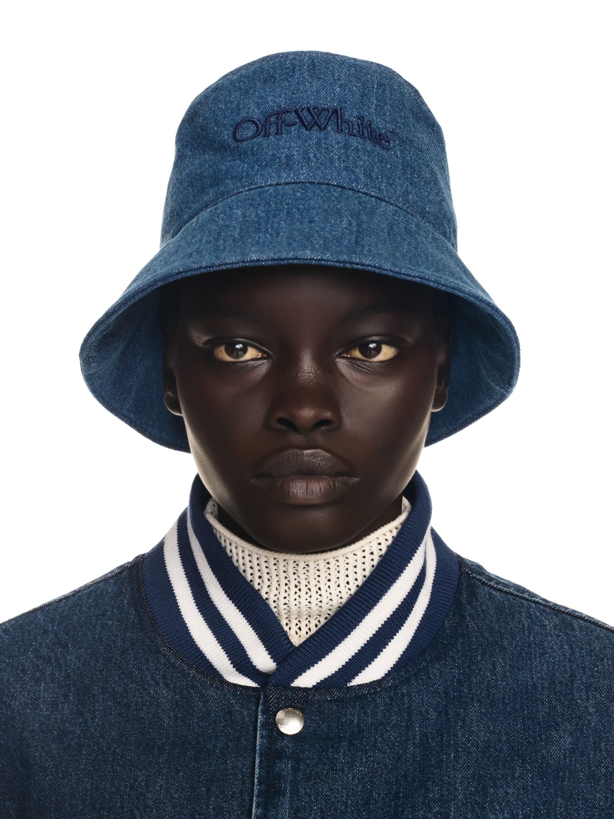Off-White Denim Bookish Bucket Hat | REVERSIBLE