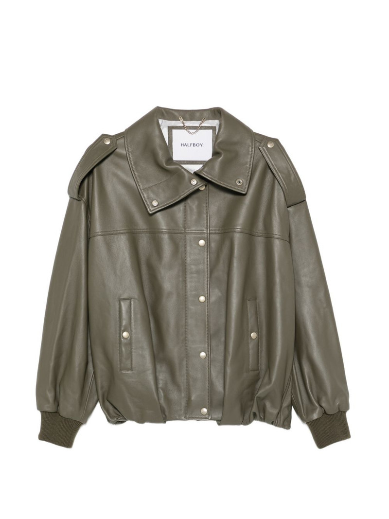 buttonned collared jacket 1