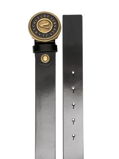 VERSACE JEANS COUTURE logo plaque belt outlook