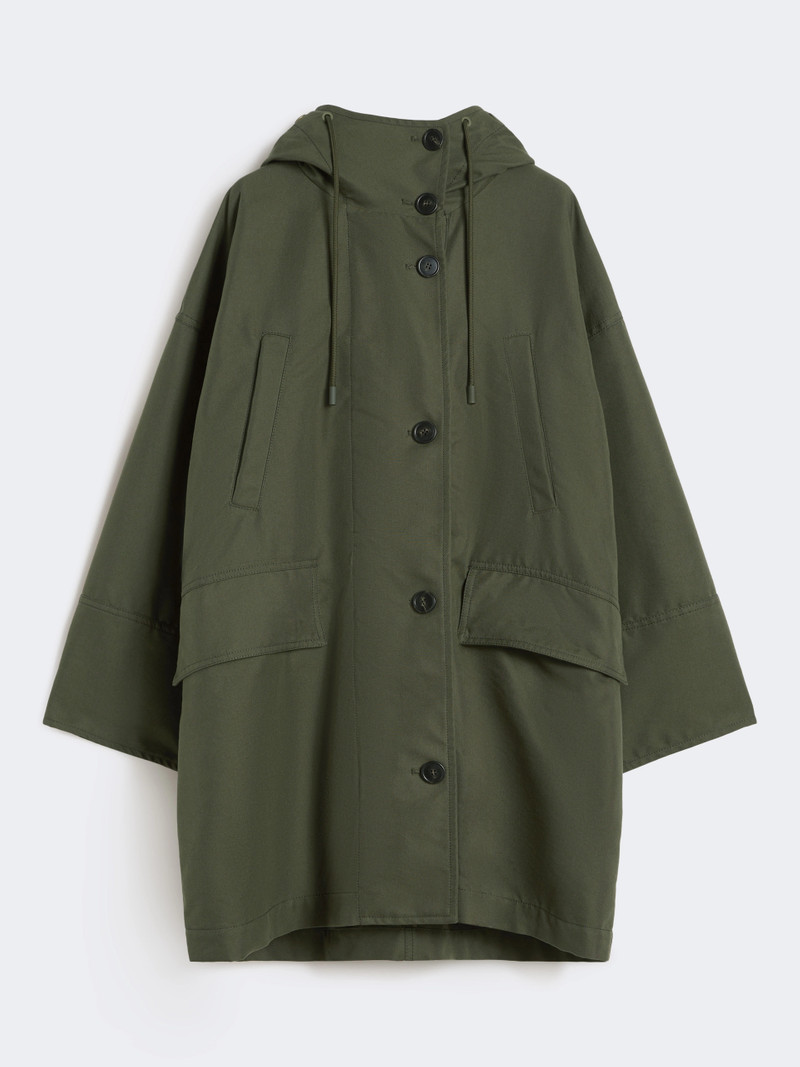 GATTI Water-repellent canvas parka - KAKI 1