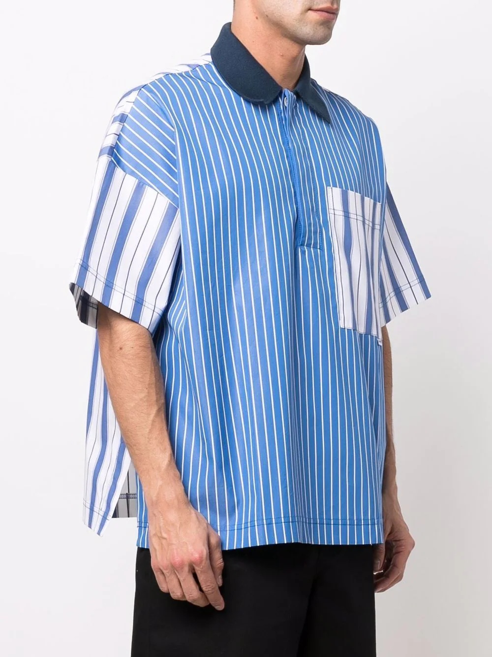 striped cotton polo shirt - 3