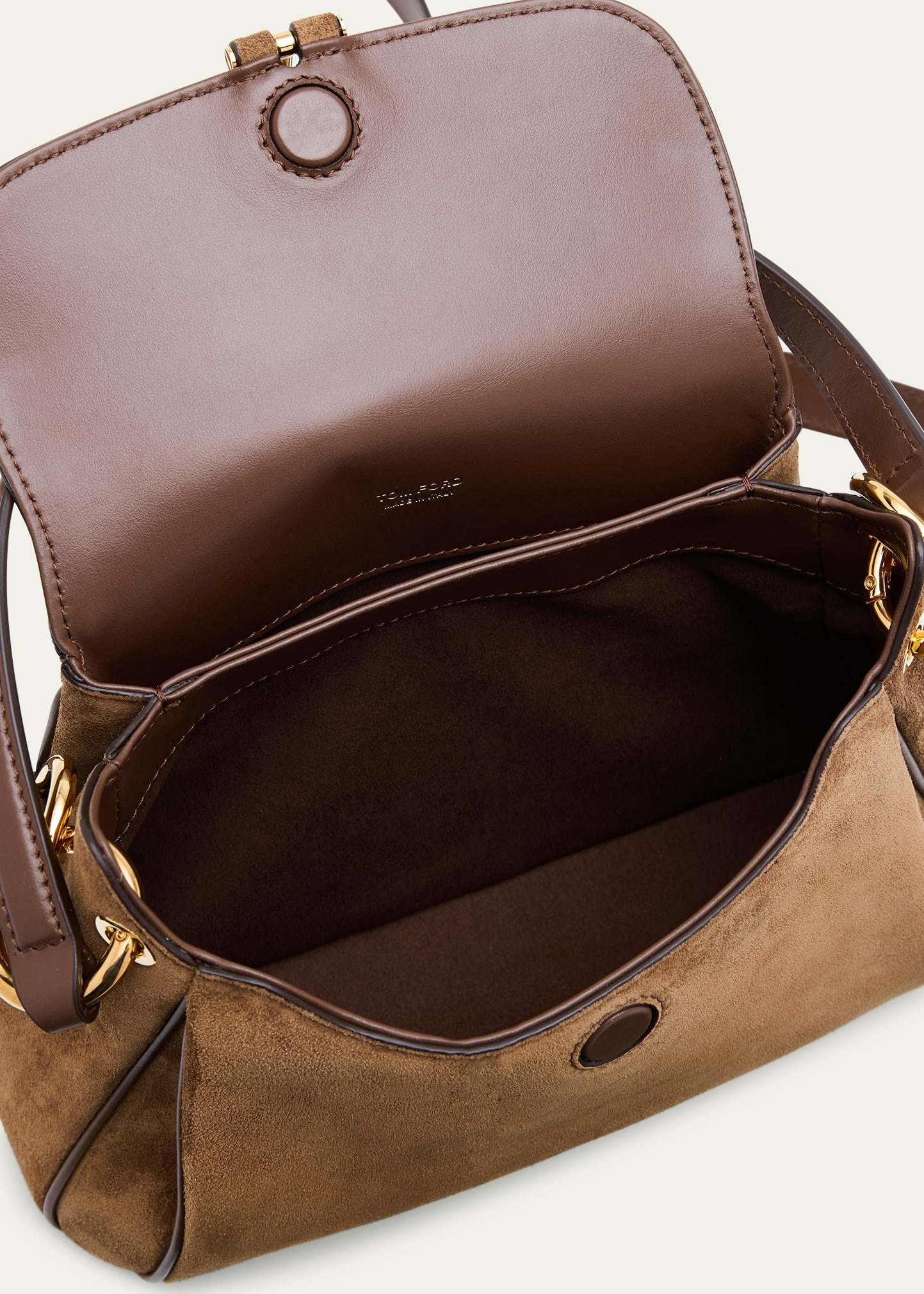 Tara Small Shoulder Bag in Suede - 4