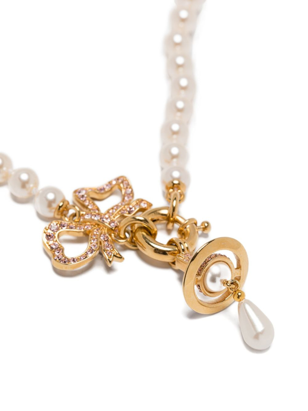 bow-pendant necklace - 3