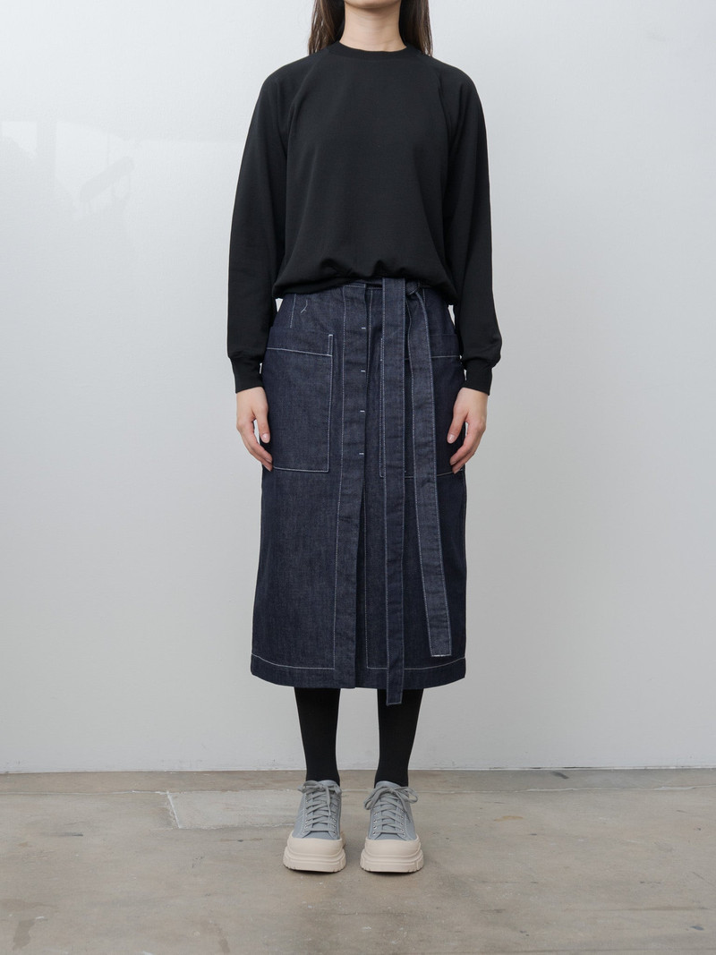 AURALEE Light Wool Sweat P/O - Black outlook