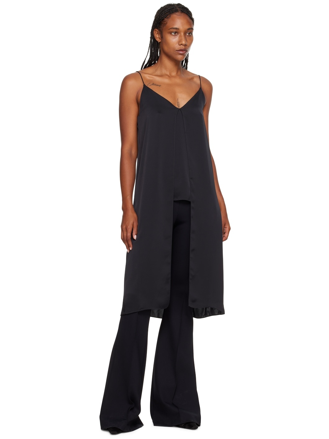 Black Scuba Trousers - 4