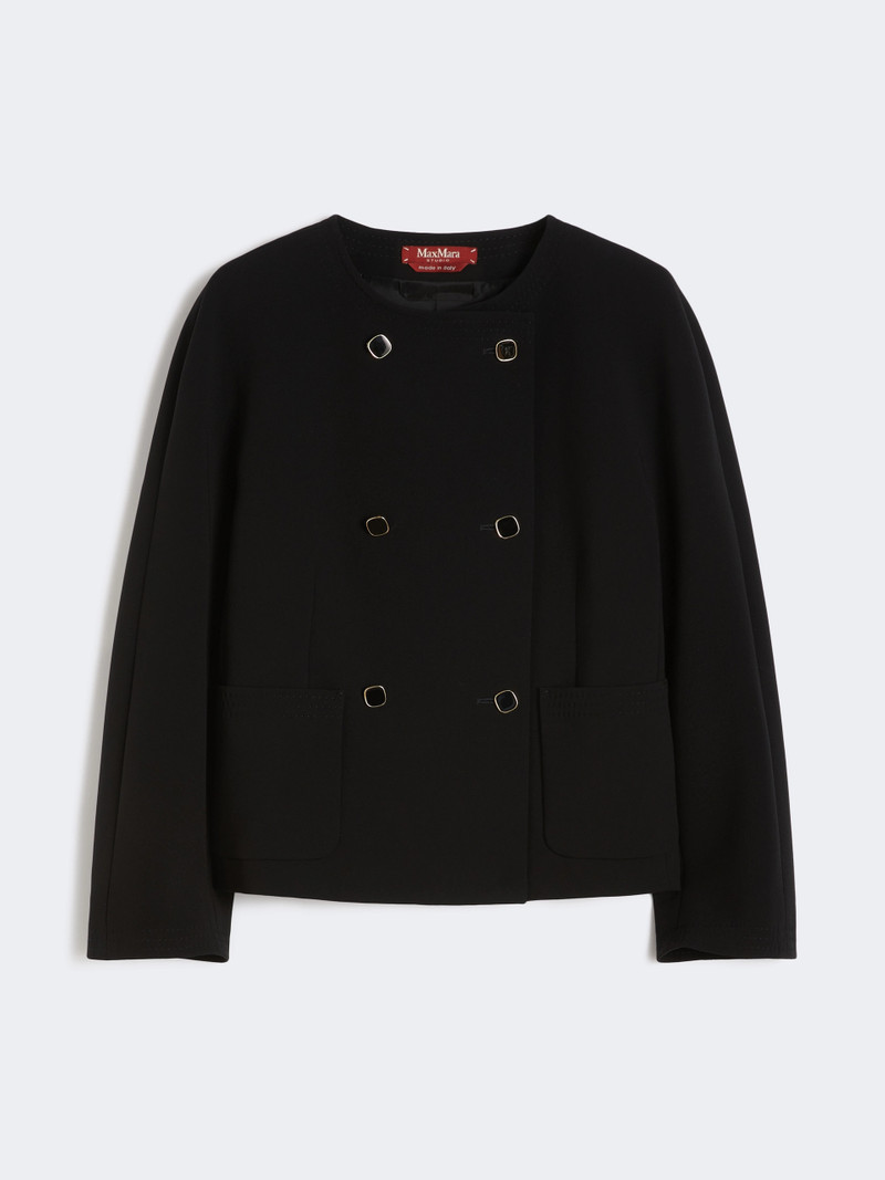 OMBROSA Boxy jacket in cady - BLACK 1