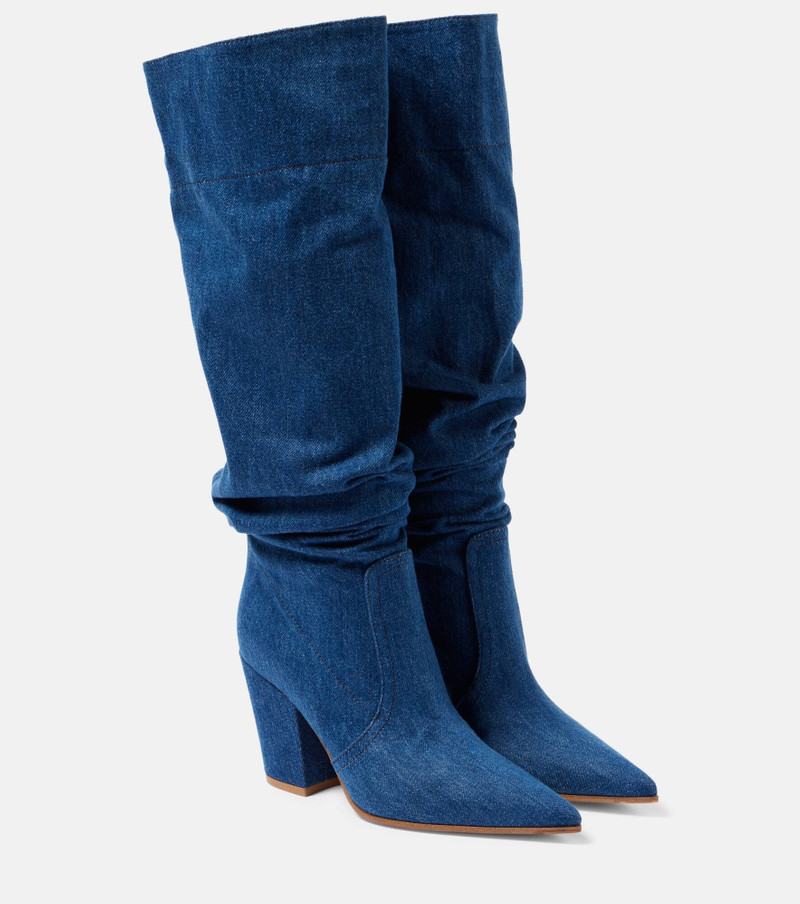 Keinna 85 denim over-the-knee boots - 1